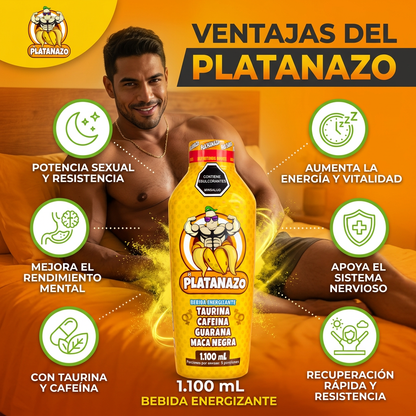 El Platanazo 100% Natural - Dile adiós a la eyaculacion precoz!